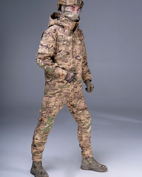 Комплект военной штурмовой формы UATAC Gen 5.2 3XL Мультикам Степь. Штаны + Куртка