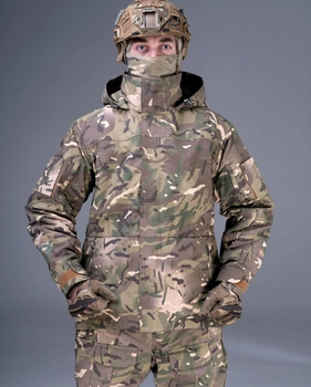 Тактична штурмова куртка UATAC Gen 5.2 M Мультикам FOREST Ліс з флісовою парою