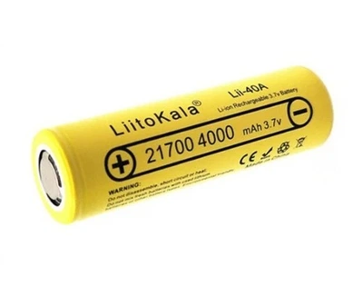 Аккумулятор 21700 Liitokala Lii-40A 3.7V 4000mAh (Оригинал)