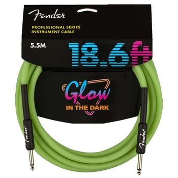 Кабель інструментальний FENDER CABLE PROFESSIONAL SERIES 18.6' GLOW IN DARK GREEN (232333)