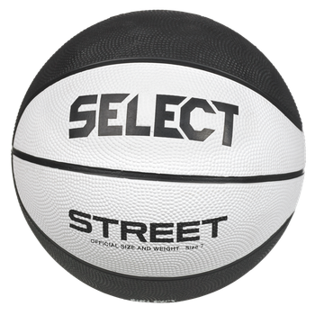 Мяч баскетбольный Select BASKETBALL STREET v25 бело-черный Уни 7