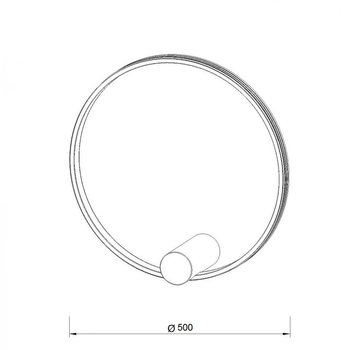 Бра KLOODI KD-RG BRA 500 30W 3К ALU