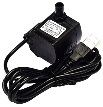 Міні насос водний USB (до 3 Вт) (до 200 Л/год) (H Max 0,45-1,5 м)