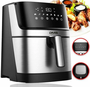 Аэрофритюрница безжировая DMS HF6 XXL 6 л, 1800 Вт, 7 программ