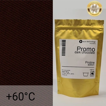 Темно-шоколадна низькотемпературна фарба-барвник для тканини, Proline Promo "Dark chocolate" 150 г