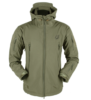 Куртка зимняя тактическая Eagle Soft Shell WJ-17 с флисом Green Olive S