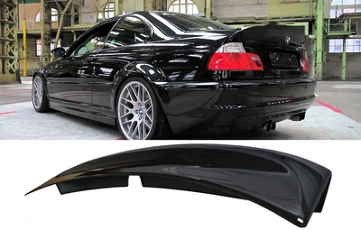 Задний спойлер CSL ЦСЛ Ducktail Глянець для BMW 3-series (E46) купе БМВ 46