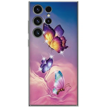 Силіконовий чохол BoxFace Samsung Galaxy S23 Ultra (S918) Butterflies (45809-rs19)