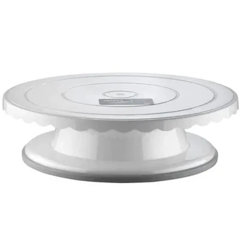 Подставка для торта вращающаяся Bora Plastik из пластика 27х7.4см (BO390WH)