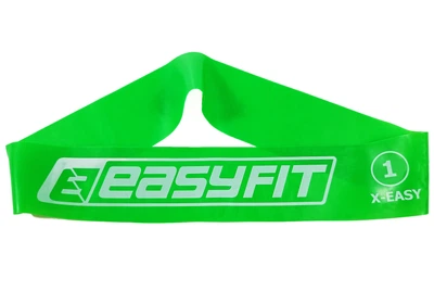 Гумка для фітнесу EasyFit #1 опір 2.5 кг (гумова петля, латексна стрічка опору, кільце для йоги на ноги) Ws-2.5-EFGR
