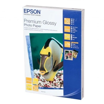 Фотобумага Epson 13×18 см Premium Glossy, полимерное покрытие