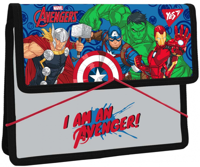 Папка для зошитів YES на гумці В5 Marvel Avengers (491997) (5060934562215)
