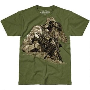 Футболка 7.62 Lighting's Hand Military Green (S)