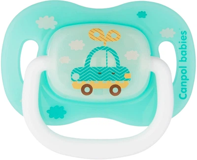 Пустушка Canpol Babies Toys силіконова симетрична 0-6 місяців Бірюзова (23/291 бірюзовий)