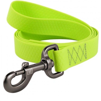 Поводок для собак водостойкий Collar Waudog Waterproof 20мм 183см салатовый