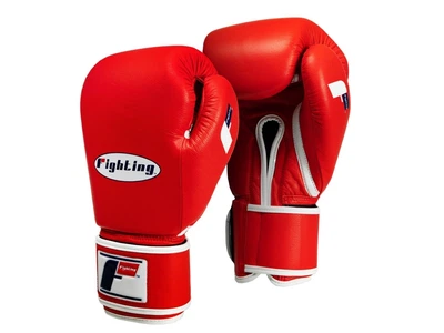 Рукавички тренувальні FIGHTING SPORTS Fury Professional Training Gloves 16 унцій червоний (4524)