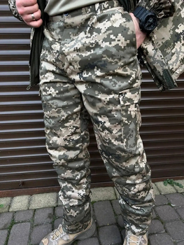Тактичні штани ЗСУ військові армійські зимові піксель розмір 58