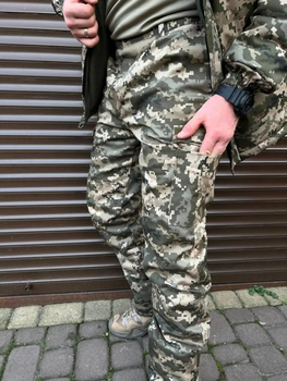 Тактичні штани ЗСУ військові армійські зимові піксель розмір 46