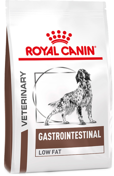 Sucha karma dla psa Royal Canin Gastro Intestinal Low Fat z ograniczoną zawartością tłuszczu na zaburzenia trawienia u psów 12 kg (3182550771177) (39321201)