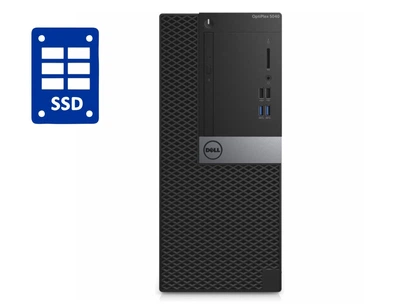 ПК Б-класс Dell OptiPlex 5040 Tower / Core i3-6100T (2(4) ядра по 3.2GHz) / 4GB DDR3 / 120GB SSD / HD Graphics 530 / DVD-RW б/у