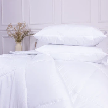 Набор антиаллергенный MirSon EcoSilk Всесезонный №337 Eco Light White Soft Одеяло 200х220 + подушки 50x70 2 шт (2200004936659)