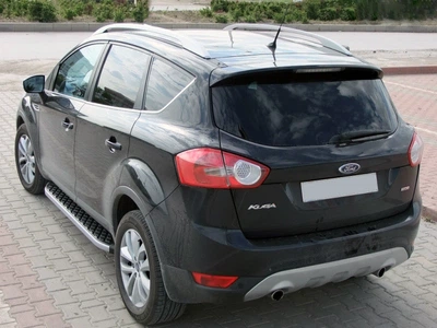 Боковые пороги для Ford Kuga/Escape 2013-2019 (Black Line) V1