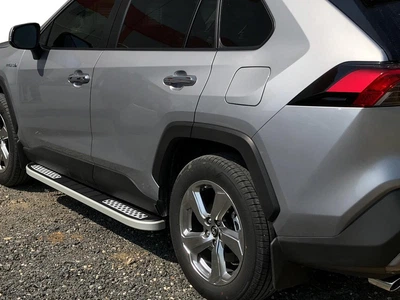 Бічні пороги для Toyota RAV4 2019+ (Tayga V2)