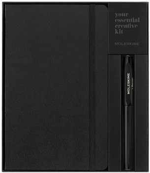 Подарунковий набір Moleskine x Kaweco блокнот + ручка чорний