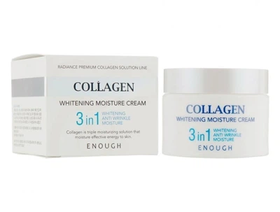 Крем для лица увлажняющий с коллагеном 3 в 1 Enough Collagen Whitening Moisture Cream 3 in 1 50 мл