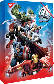 Папка для праці YES картонна A4 Marvel Avengers (491905) (5056137178445)