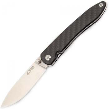 Нож складной карманный с фиксацией Liner Lock CJRB J1917-CF RIA SW, 12c27n, CF black 174 мм