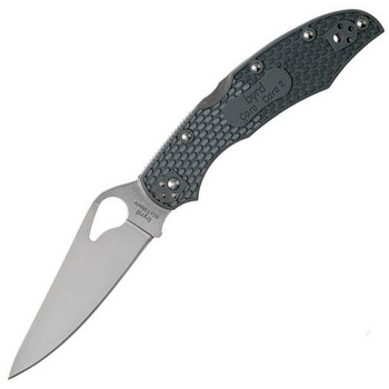 Ніж складаний кишеньковий з фіксацією Back Lock Spyderco BY03PGY2 Byrd Cara Cara 2 217 мм, Gray