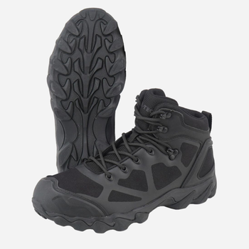 Мужские тактические ботинки с мембраной MIL-TEC Chimera Mid 12818202 43 (10US) 27.5 см Черные (4046872409196)