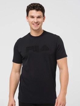 T-shirt męski basic Fila FAM0279-80001 XL Czarny (4064556365866)