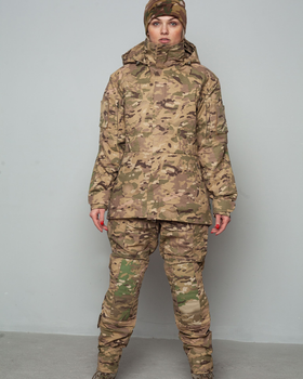 Женская военная форма. Штурмовые штаны + куртка UATAC Gen 5.2 (3XL) Мультикам STEPPE (Степь)
