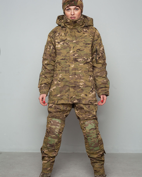 Жіноча військова форма. Штурмові штани + куртка UATAC Gen 5.2 (S) Мультикам OAK (Дуб)