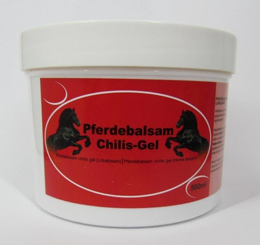 Конская мазь чили для суставов и тела разогревающий Pferdebalsam Chilis-Gel 500 мл (3330002ВНК)