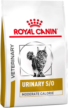 Сухой корм для дорослих кішок Royal Canin Urinary S/O Moderate Calorie Cat 9 кг (3182550815475)