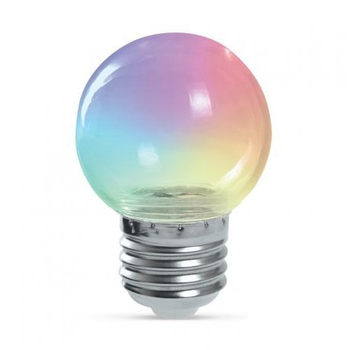 Лампа светодиодная Lemanso 1W E27 RGB LM3805 Акварель два режима