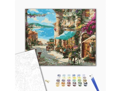 Картина по номерам Улица Приморского городка, Brushme (40х50 см), BS31563