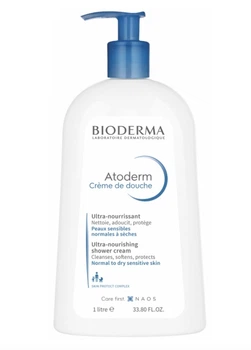 Кремовий гель для душу для обличчя та тіла Bioderma Atoderm Crème de Douche 1 літр