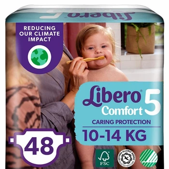 Підгузки Libero Comfort 5 10-14 кг 48 шт (7322541083797) (152885)