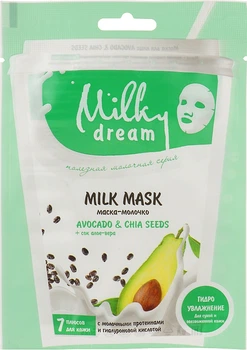 Тканевая маска для лица "Семена чиа и авокадо" - Milky Dream Avocado& Chia Seeds 20ml (1021184-24284)