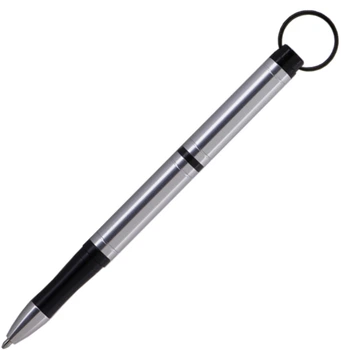 Ручка-брелок Fisher Space Pen Backpacker Хром / Стержень 1.1 мм Черный (747609950328)