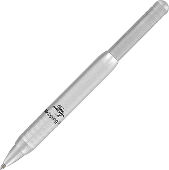 Телескопическая ручка Fisher Space Pen Серебряная / Стержень 1.1 мм Черный (747609995008)