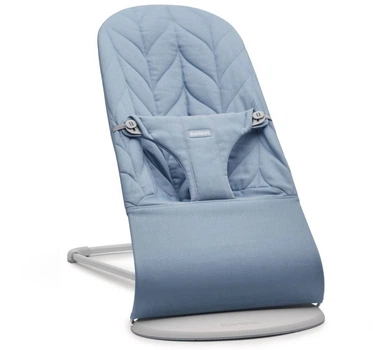 Кресло-качалка BabyBjorn Bliss Cotton Petal Quilt Blue, 7317680061232