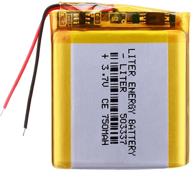 Аккумулятор Li Pol 503337 750мАч 3.7В. Liter Energy