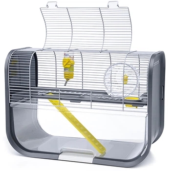 Savic Geneva Hamster клітка для хом'яків, світло-сірий/антрацит, 60x29x44 см