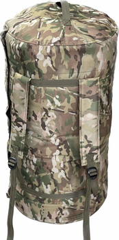 Тактичний баул на 120 літрів для вещей армійський військовий для ЗСУ тактична сумка рюкзак колір мультикам
