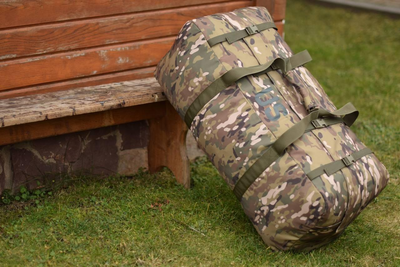 Тактична сумка баул US 120 л велика військова армійська колір мультикам для речей для ЗСУ